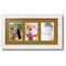 ArtToFrames Collage Photo Picture Frame with 3 - 3.5x5 inch Openings, Framed in White with Over 62 Mat Color Options and Regular Glass (CSM-3966-29)